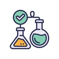 experiment filled color icon. icon for your website, mobile, presentation, and logo design. vector