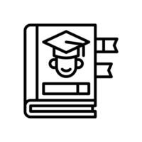 notebook line icon. icon for your website, mobile, presentation, and logo design. vector