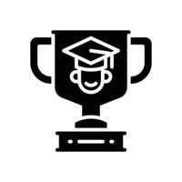 trophy solid icon. icon for your website, mobile, presentation, and logo design. vector