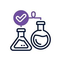 experiment dual tone icon. icon for your website, mobile, presentation, and logo design. vector