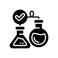 experiment solid icon. icon for your website, mobile, presentation, and logo design. vector