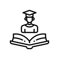 student line icon. icon for your website, mobile, presentation, and logo design. vector