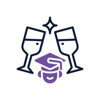 toast dual tone icon. icon for your website, mobile, presentation, and logo design. vector