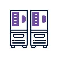 locker dual tone icon. icon for your website, mobile, presentation, and logo design. vector