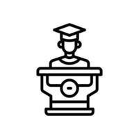 speech line icon. icon for your website, mobile, presentation, and logo design. vector