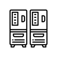 locker line icon. icon for your website, mobile, presentation, and logo design. vector