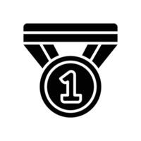 medal solid icon. icon for your website, mobile, presentation, and logo design. vector