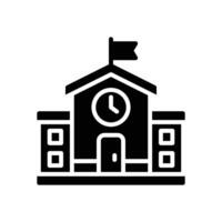 university solid icon. icon for your website, mobile, presentation, and logo design. vector