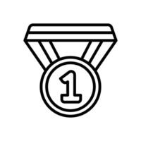 medal line icon. icon for your website, mobile, presentation, and logo design. vector