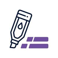 marker dual tone icon. icon for your website, mobile, presentation, and logo design. vector