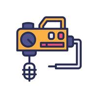 mixer filled color icon for your website, mobile, presentation, and logo design. vector