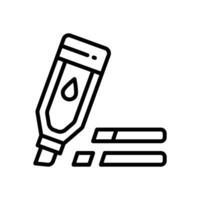 marker line icon. icon for your website, mobile, presentation, and logo design. vector