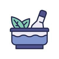mortar filled color icon for your website, mobile, presentation, and logo design. vector