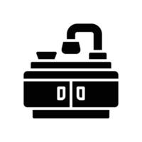 sink glyph icon for your website, mobile, presentation, and logo design. vector