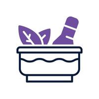mortar dual tone icon for your website, mobile, presentation, and logo design. vector