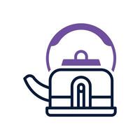 kettle dual tone icon for your website, mobile, presentation, and logo design. vector