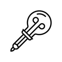 idea line for your website, mobile, presentation, and logo design. vector