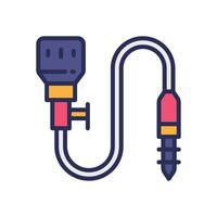 microphone filled color for your website, mobile, presentation, and logo design. vector