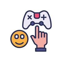 game filled color for your website, mobile, presentation, and logo design. vector