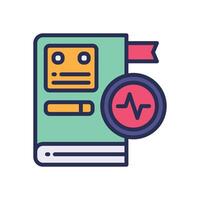 audiobook filled color for your website, mobile, presentation, and logo design. vector