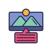 hashtag filled color for your website, mobile, presentation, and logo design. vector