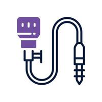 microphone dual tone for your website, mobile, presentation, and logo design. vector