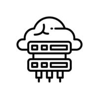 server line for your website, mobile, presentation, and logo design. vector