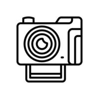 camera line for your website, mobile, presentation, and logo design. vector