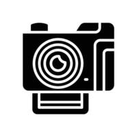 camera solid for your website, mobile, presentation, and logo design. vector