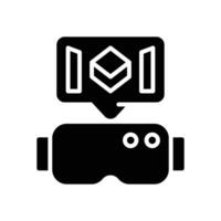 vr reality solid for your website, mobile, presentation, and logo design. vector