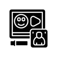 streaming solid for your website, mobile, presentation, and logo design. vector