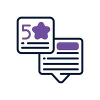 review dual tone for your website, mobile, presentation, and logo design. vector