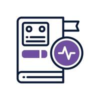audiobook dual tone for your website, mobile, presentation, and logo design. vector