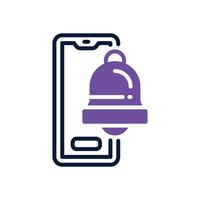 notification dual tone for your website, mobile, presentation, and logo design. vector