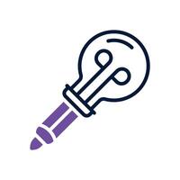 idea dual tone for your website, mobile, presentation, and logo design. vector