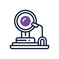 alarm dual tone icon for your website, mobile, presentation, and logo design. vector