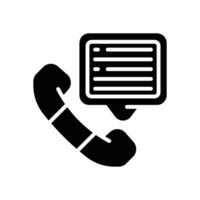 phone call solid icon for your website, mobile, presentation, and logo design. vector