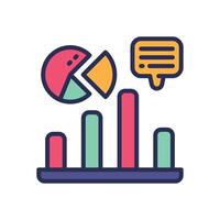 evaluation filled color icon for your website, mobile, presentation, and logo design. vector