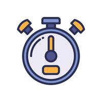 stopwatch filled color icon for your website, mobile, presentation, and logo design. vector