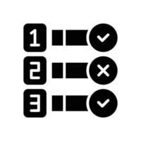 task priority solid icon for your website, mobile, presentation, and logo design. vector