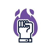 motivation energy dual tone icon for your website, mobile, presentation, and logo design. vector