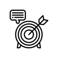 target line icon for your website, mobile, presentation, and logo design. vector