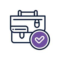 project management dual tone icon for your website, mobile, presentation, and logo design. vector