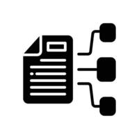 task management solid icon for your website, mobile, presentation, and logo design. vector