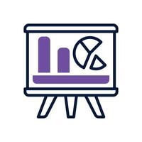 board plan dual tone icon for your website, mobile, presentation, and logo design. vector