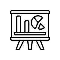 board plan line icon for your website, mobile, presentation, and logo design. vector