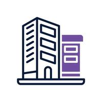 office dual tone icon for your website, mobile, presentation, and logo design. vector
