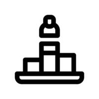 performance line icon vector