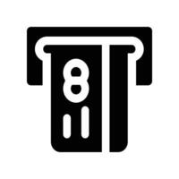 atm solid icon vector