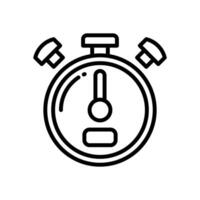 stopwatch line icon for your website, mobile, presentation, and logo design. vector